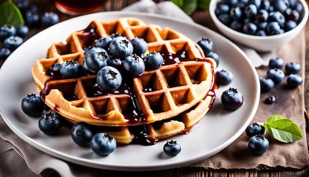 Blueberry Waffles