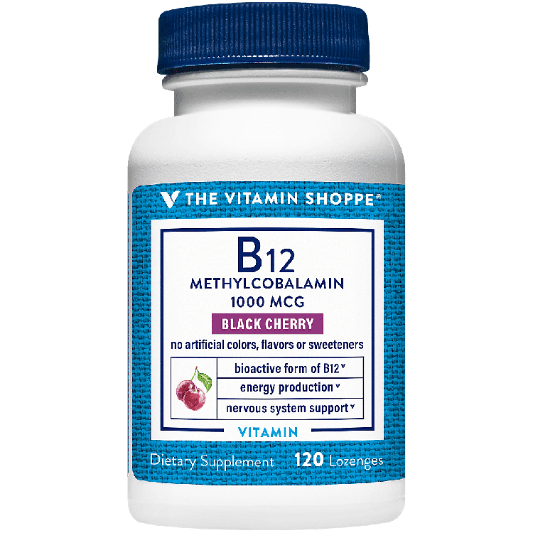 Vitamina B12 Black Cherry - 120 sublingual